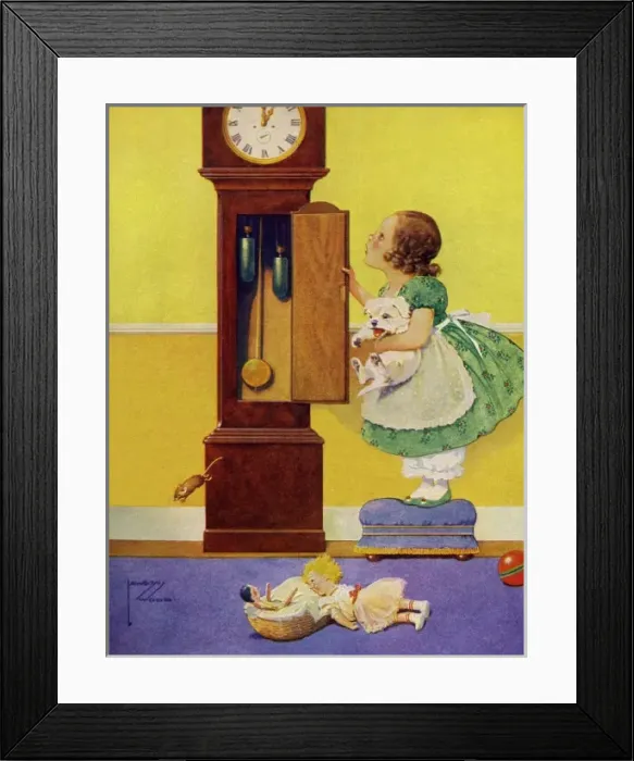 Framed Print : Hickory Dickory Dock Framed Print : Hickory Dickory Dock