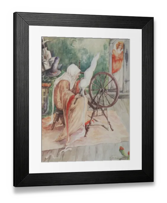 Framed Print : Little Red Riding Hood by Lilian Govey Framed Print : Little Red Riding Hood by Lilian Govey