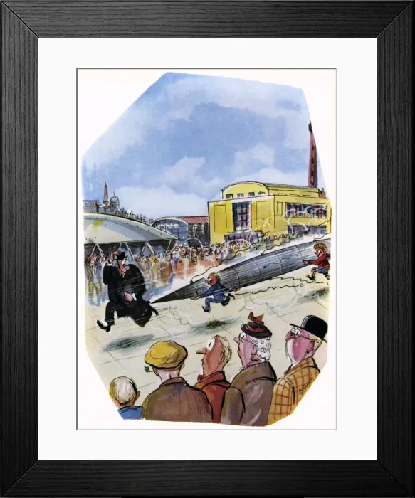 Framed Print : Briggs at the Festival by Graham Framed Print : Briggs at the Festival by Graham