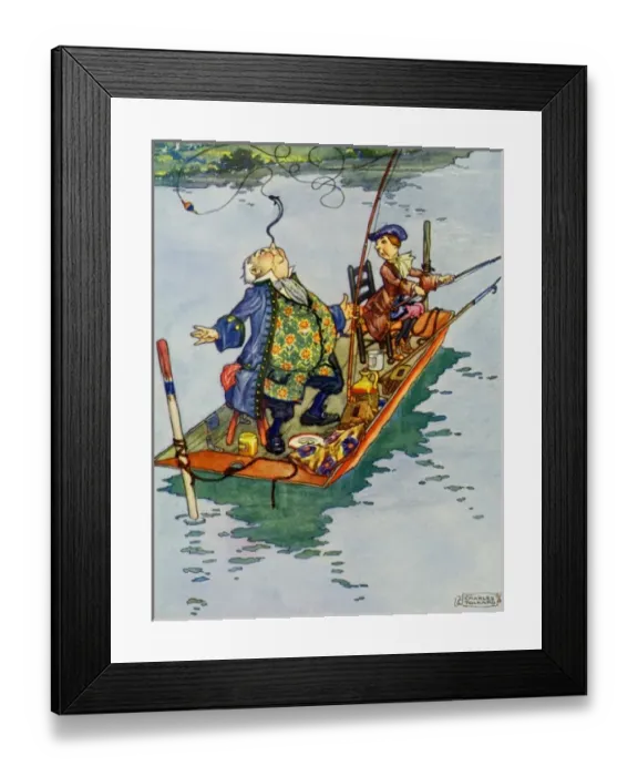 Framed Print : Alice in Wonderland by Charles Folkard Framed Print : Alice in Wonderland by Charles Folkard