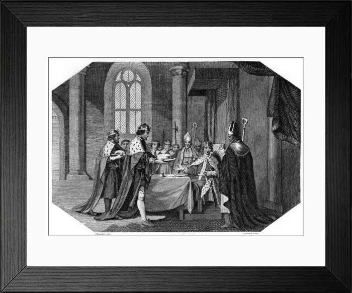 Framed Print : Henry the Young King crowned Framed Print : Henry the Young King crowned