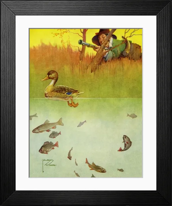 Framed Print : There Was a Little Man Framed Print : There Was a Little Man