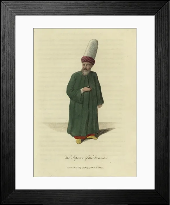 Framed Print : A Dervish Leader Framed Print : A Dervish Leader