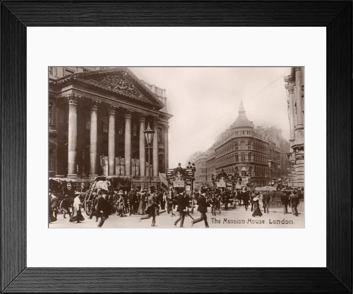 Framed Print : Mansion House, London Framed Print : Mansion House, London