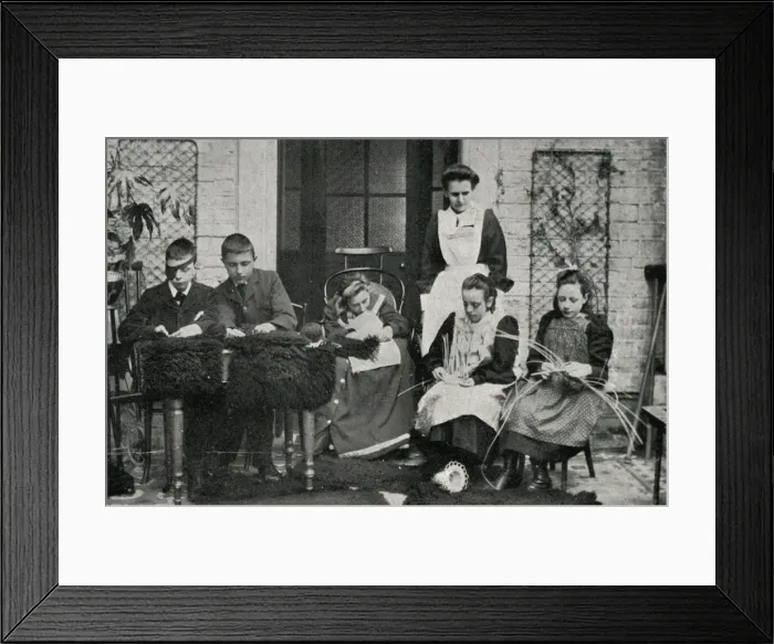 Framed Print : Inmates of Chipping Norton Childrens Home Framed Print : Inmates of Chipping Norton Childrens Home
