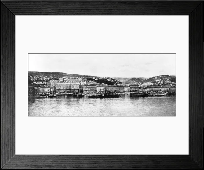Framed Print : Fiume (now Rijeka, Croatia) when under Italian occupation Framed Print : Fiume (now Rijeka, Croatia) when under Italian occupation