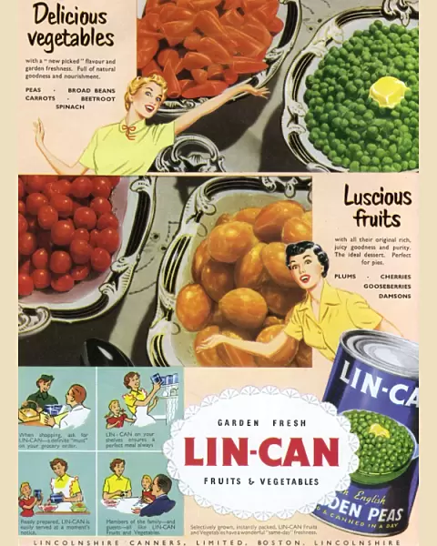 Lin-Can advertisement, 1953