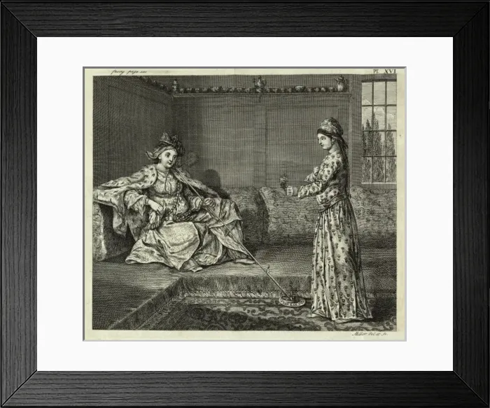 Framed Print : Turkish woman brought coffee Framed Print : Turkish woman brought coffee