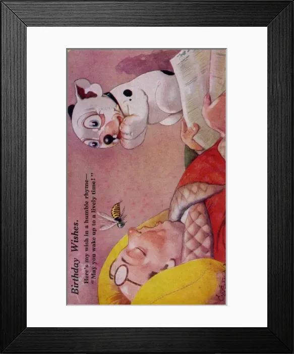 Framed Print : Bonzo watching a wasp / hornet Framed Print : Bonzo watching a wasp / hornet