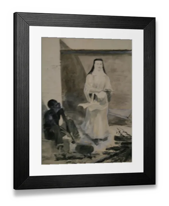 Framed Print : Nun. circa 1890s Framed Print : Nun. circa 1890s