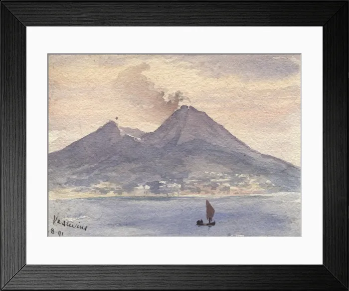 Framed Print : Vesuvius, Italy Framed Print : Vesuvius, Italy