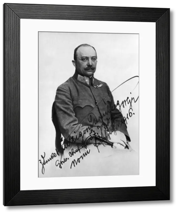 Framed Print : General Kuttig von Domberg of the German Army