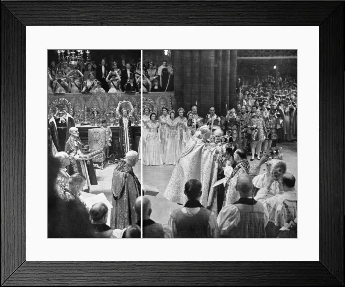 Framed Print : Coronation of Queen Elizabeth II, 1953 Framed Print : Coronation of Queen Elizabeth II, 1953