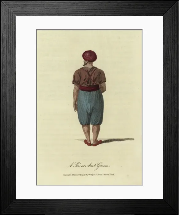 Framed Print : A Seis or Arab Groom Framed Print : A Seis or Arab Groom