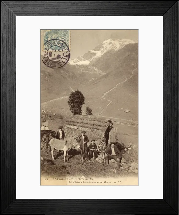 Framed Print : Cauterets, France - Pyrenees Department Framed Print : Cauterets, France - Pyrenees Department