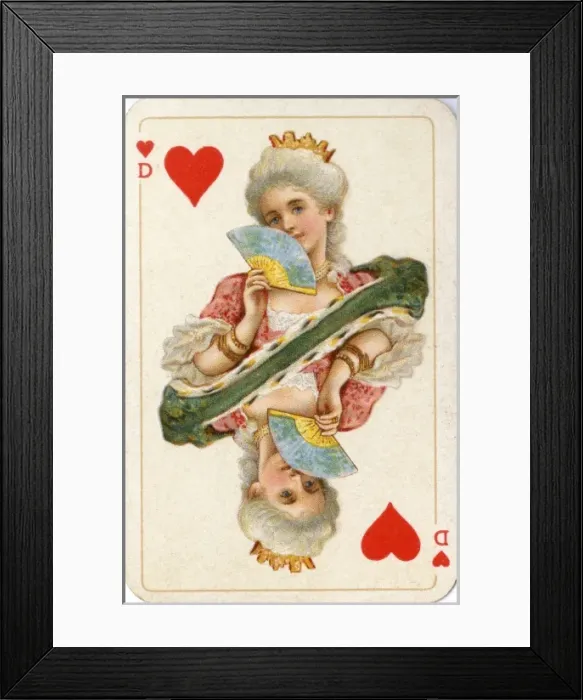Framed Print : German Playing Card Framed Print : German Playing Card