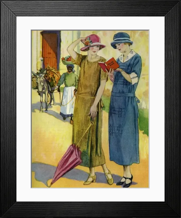 Framed Print : Daytime frocks Framed Print : Daytime frocks