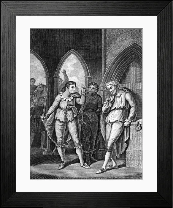 Framed Print : Prince Henry seizes the Royal Treasury Framed Print : Prince Henry seizes the Royal Treasury