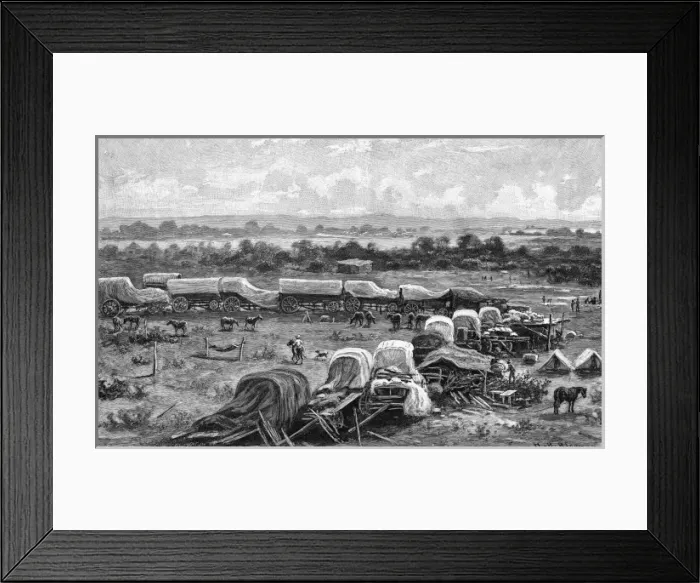 Framed Print : Pioneer Force in Mashonaland Framed Print : Pioneer Force in Mashonaland