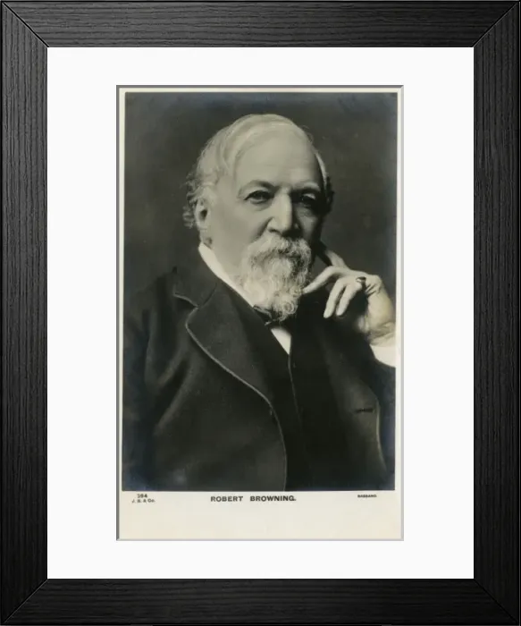 Framed Print : Robert Browning Framed Print : Robert Browning