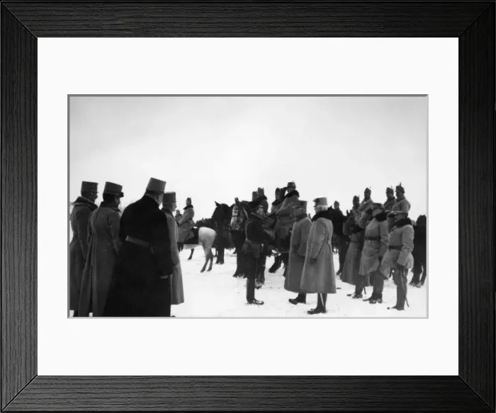 Framed Print : Archduke Karl Franz Josef of Austria with 7th Brigade Framed Print : Archduke Karl Franz Josef of Austria with 7th Brigade