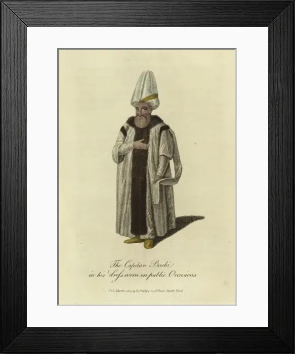 Framed Print : Capitan Pacha, Head of the Ottoman Navy Framed Print : Capitan Pacha, Head of the Ottoman Navy