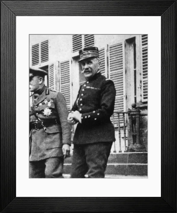 Framed Print : Marshal Foch, General in the French Army during WW1 Framed Print : Marshal Foch, General in the French Army during WW1