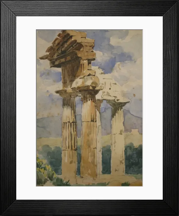 Framed Print : Ruin in Greece Framed Print : Ruin in Greece