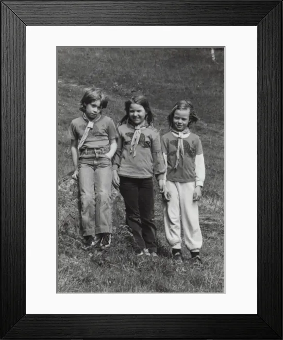 Framed Print : Three Swedish Beaver Scouts Framed Print : Three Swedish Beaver Scouts