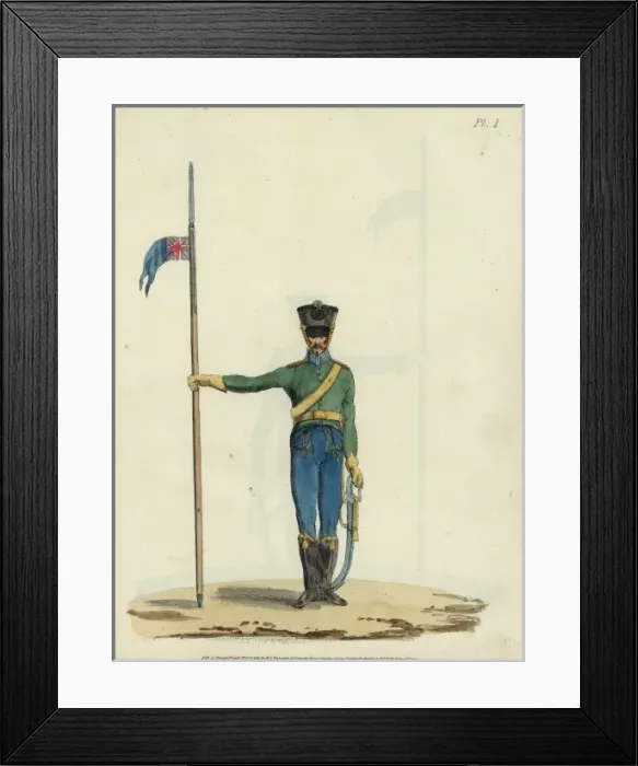 Framed Print : Lancers Corps, British Army Framed Print : Lancers Corps, British Army
