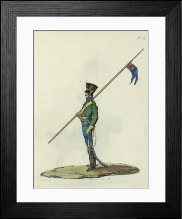 Framed Print : Lancers Corps - British Army Framed Print : Lancers Corps - British Army