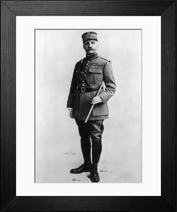 Framed Print : Marshal Foch, General in the French Army during WW1 Framed Print : Marshal Foch, General in the French Army during WW1
