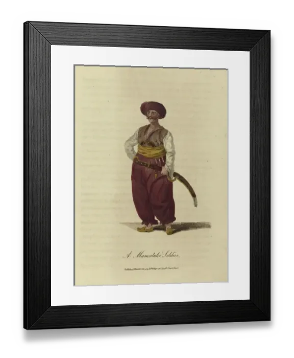 Framed Print : Mameluke soldier Framed Print : Mameluke soldier