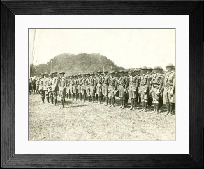 Framed Print : American Scouts on parade Framed Print : American Scouts on parade
