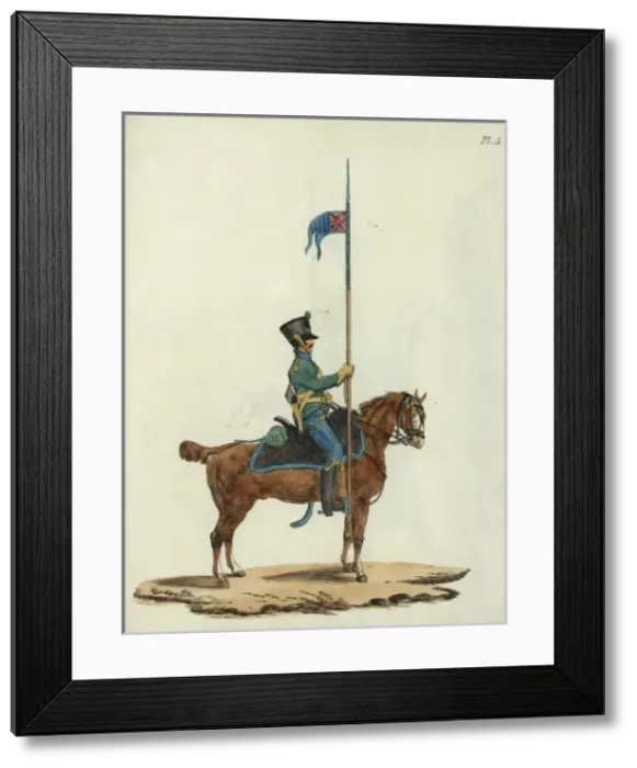 Framed Print : Lancers Corps - Horseback - British Army Framed Print : Lancers Corps - Horseback - British Army