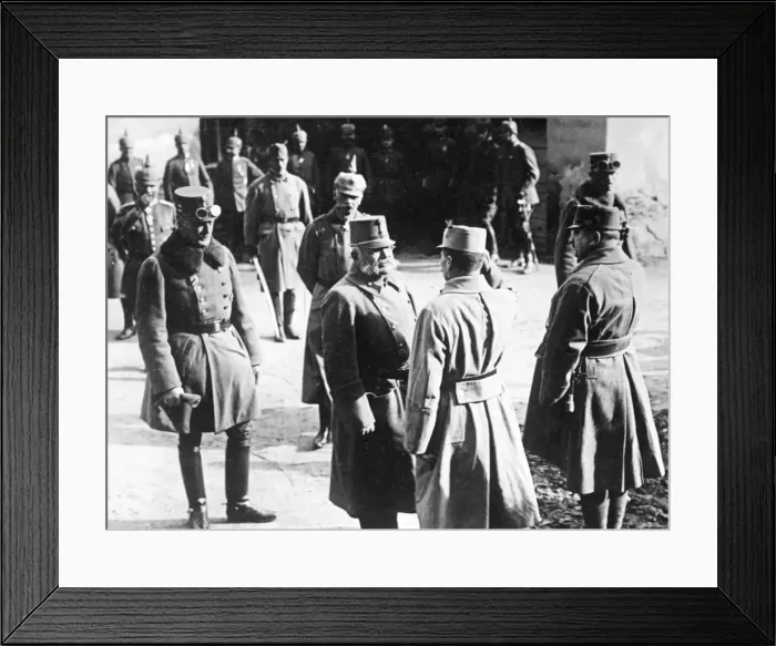 Framed Print : Archduke Friedrich and General von Falkenhayn Framed Print : Archduke Friedrich and General von Falkenhayn