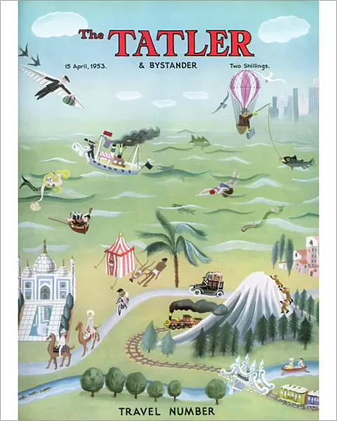 The Tatler travel number front cover, 1953