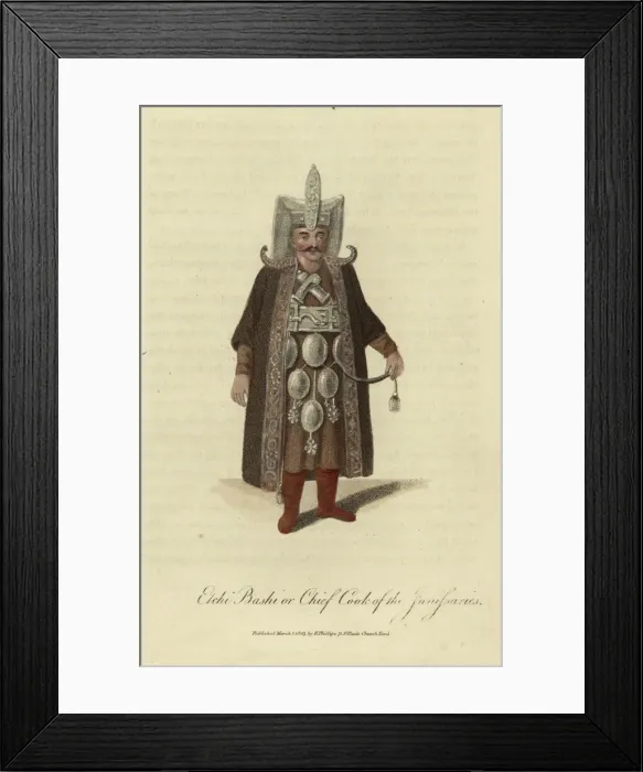 Framed Print : Chief Cook of the Janissaries Framed Print : Chief Cook of the Janissaries
