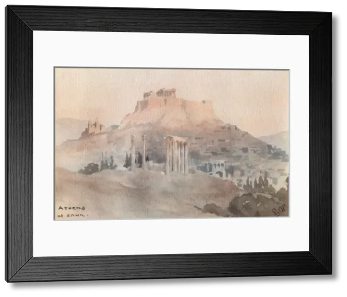 Framed Print : Athens at Dawn Framed Print : Athens at Dawn