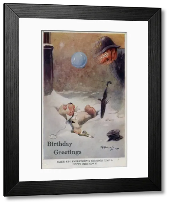 Framed Print : Bonzo lying in the snow Framed Print : Bonzo lying in the snow