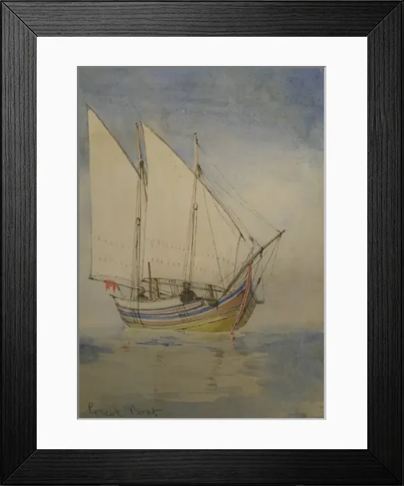 Framed Print : Greek Boat Framed Print : Greek Boat