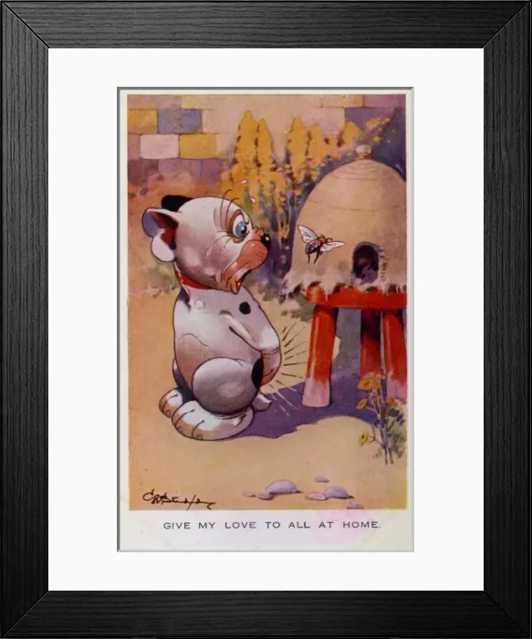 Framed Print : Bonzo stung by a bee Framed Print : Bonzo stung by a bee