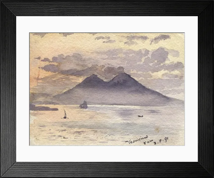 Framed Print : Vesuvius, Italy Framed Print : Vesuvius, Italy