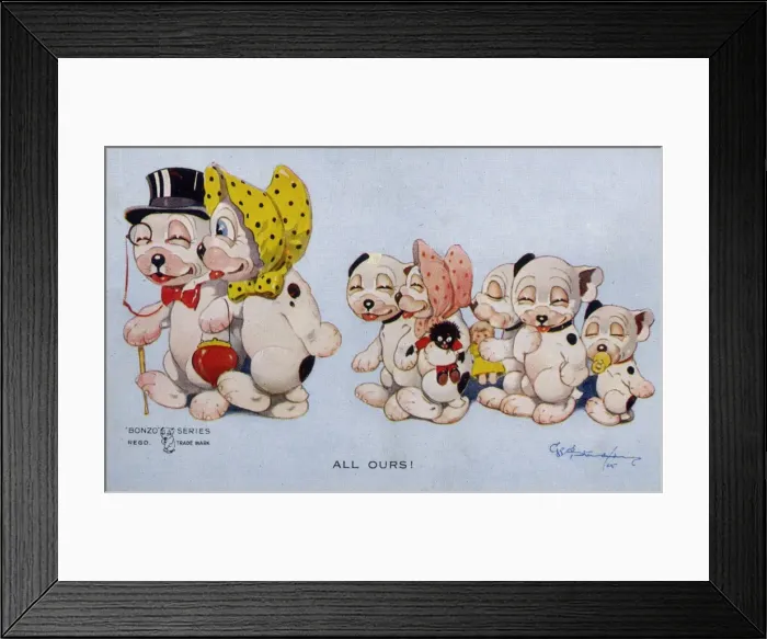 Framed Print : The Bonzos and family Framed Print : The Bonzos and family