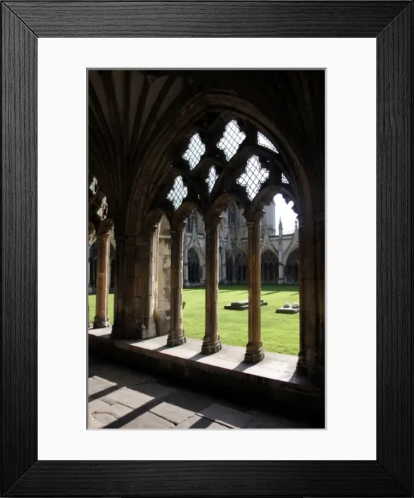 Framed Print : Cloisters of Canterbury Cathedral Framed Print : Cloisters of Canterbury Cathedral
