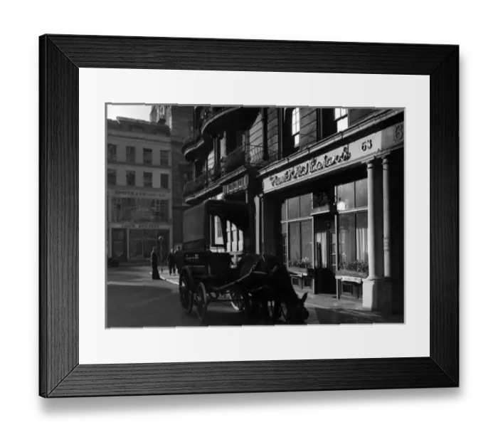Framed Print : Street in Central London Framed Print : Street in Central London