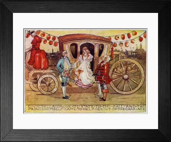 Framed Print : From Cinderella by Katharine Cameron Framed Print : From Cinderella by Katharine Cameron
