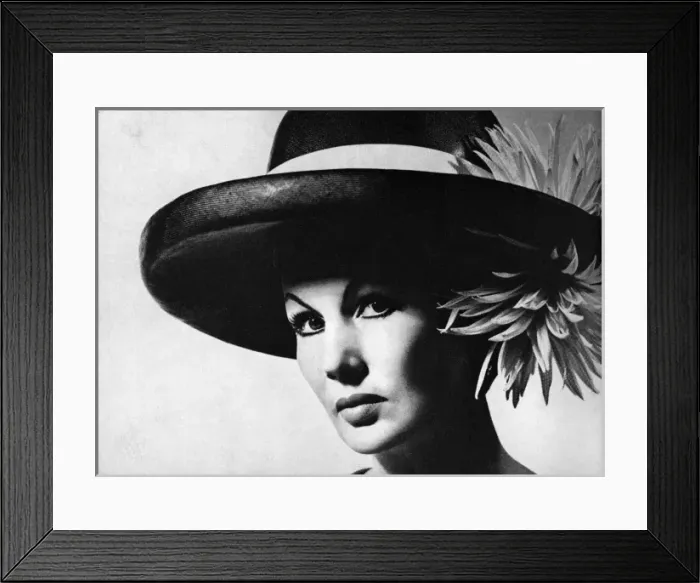 Framed Print : Hat by Sybella, 1962 Framed Print : Hat by Sybella, 1962