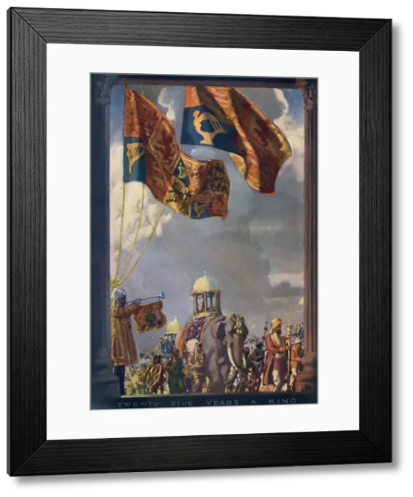 Framed Print : Back page of the Sphere Silver Jubilee Number Framed Print : Back page of the Sphere Silver Jubilee Number