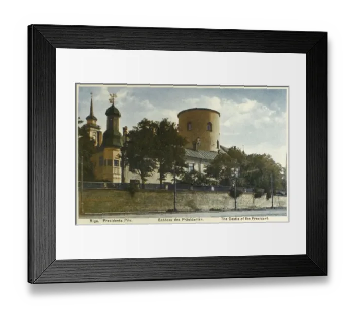 Framed Print : Latvia - Presidential Palace in Riga